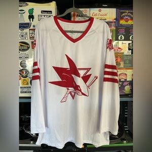 2022 SGA San Jose Sharks x San Francisco 49ers Mash Up Jersey